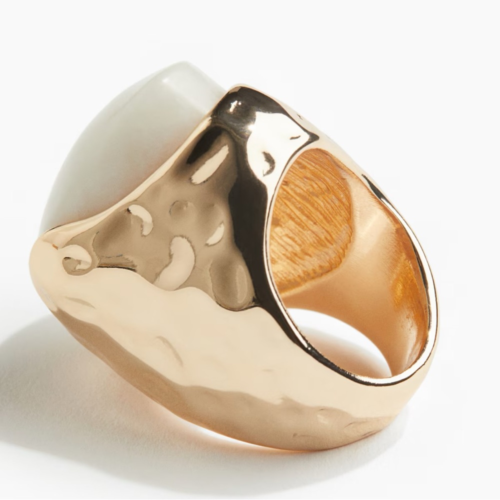 NWOT H&M ASYMMETRIC RING 9-10 - Picture 2 of 6